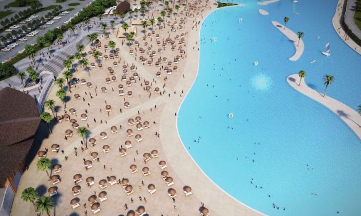 Imagen de una recreación de 'Alovera Beach'