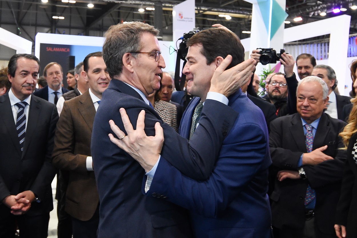 Feijóo y Mañueco en una imagen de archivo. EP