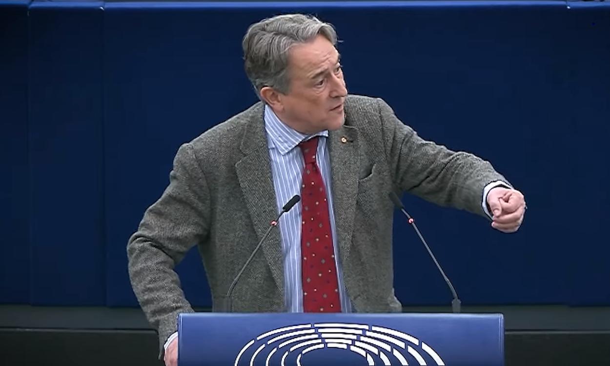 Hermann Tertsch en el Parlamento Europeo. EP