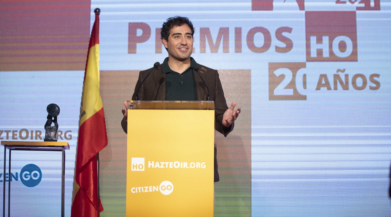 El agitador ultra Alvise Pérez.