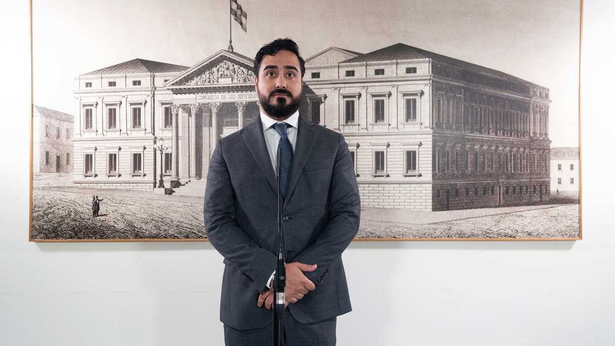 Alvise Pérez, líder de Se Acabó la Fiesta y diputado en el Parlamento Europeo. EP