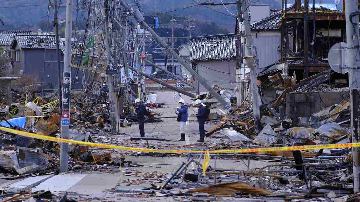 Daños en la península de Noto (Japón) tras el terremoto del 1 de enero. EP