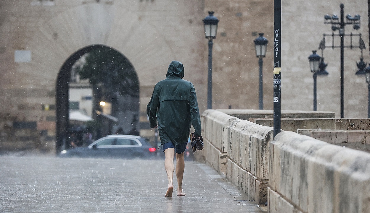Meteored alerta de granizos de hasta 5 centímetros en varias provincias por la DANA. EP.