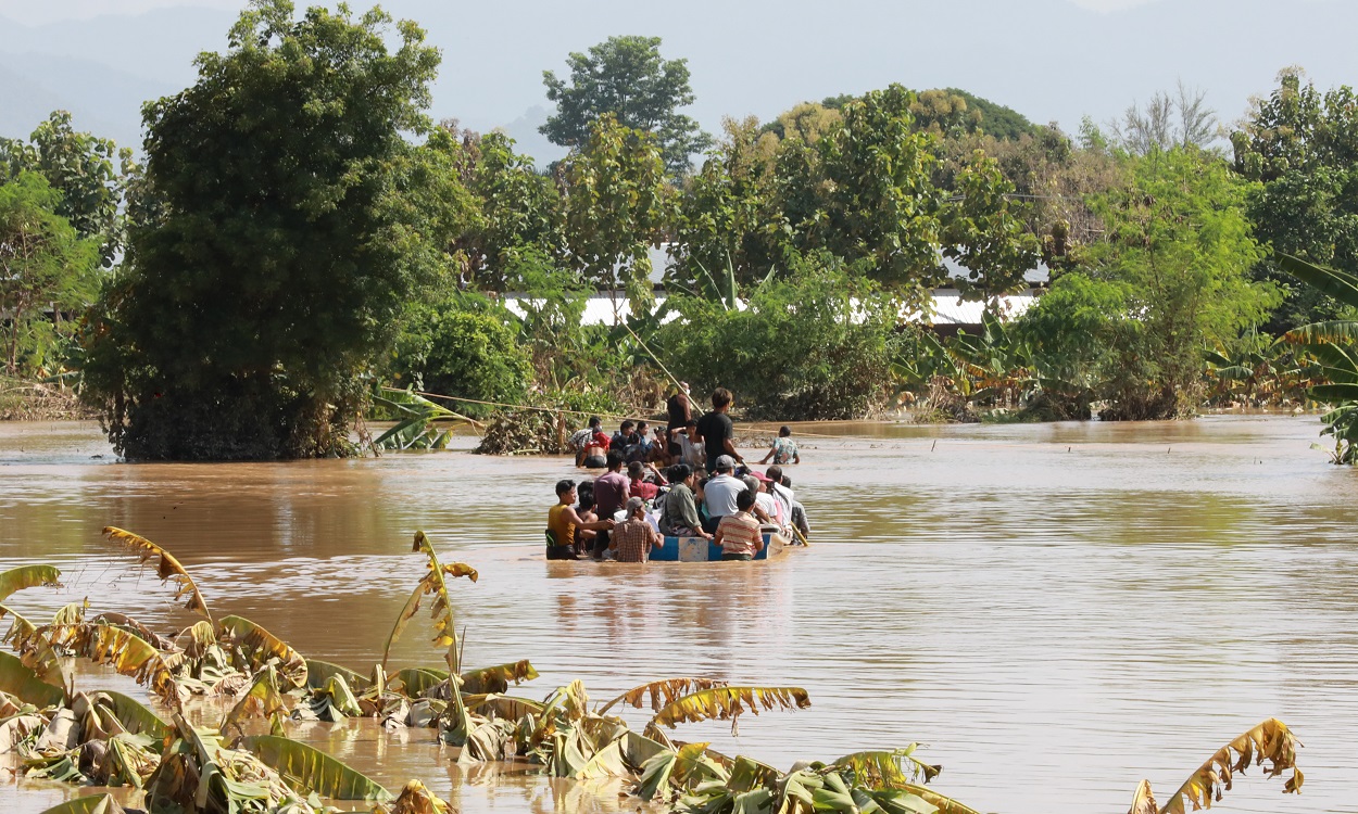 Inundaciones en Brimania tras el paso del tifón "Yagi". EP