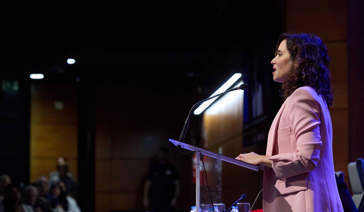 La presidenta de la Comunidad de Madrid, Isabel Díaz Ayuso. EP