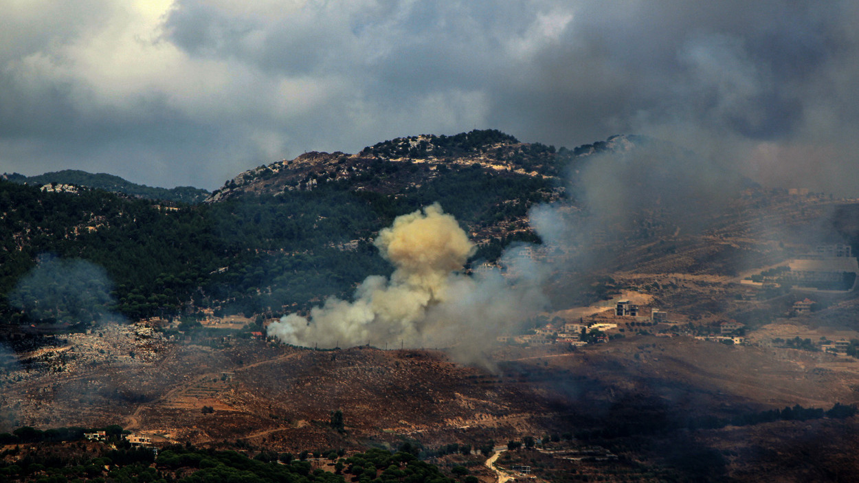 Bombardeo del ejército israelí en Arab Salim (Líbano). EP