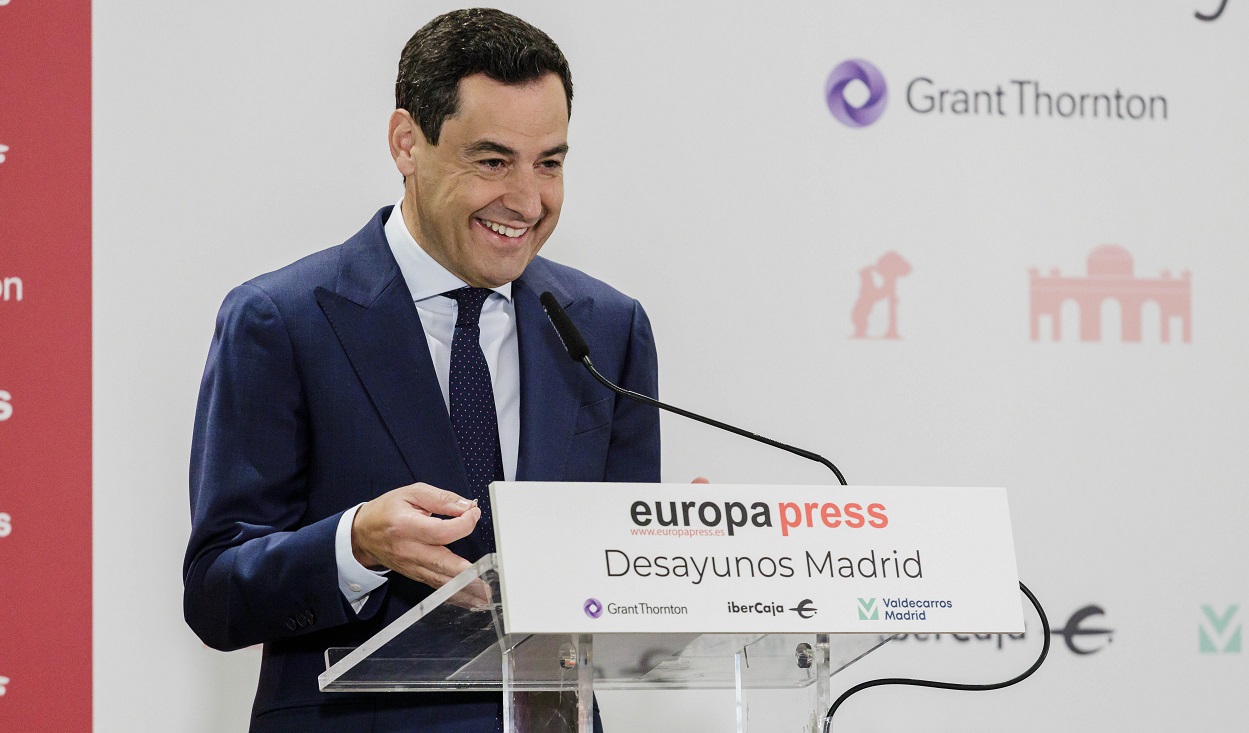El presidenta de la Junta de Andalucía, Juanma Moreno Bonilla. EP