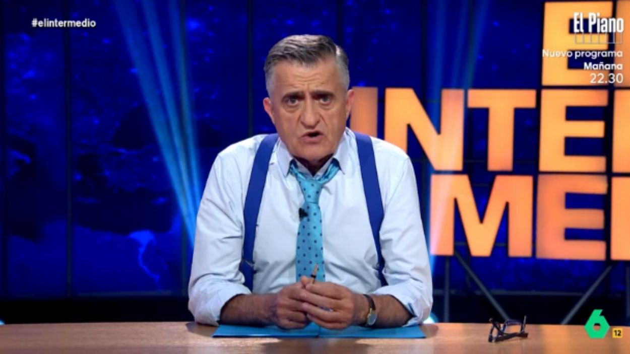 El Gran Wyoming en 'El Intermedio'. Atresmedia