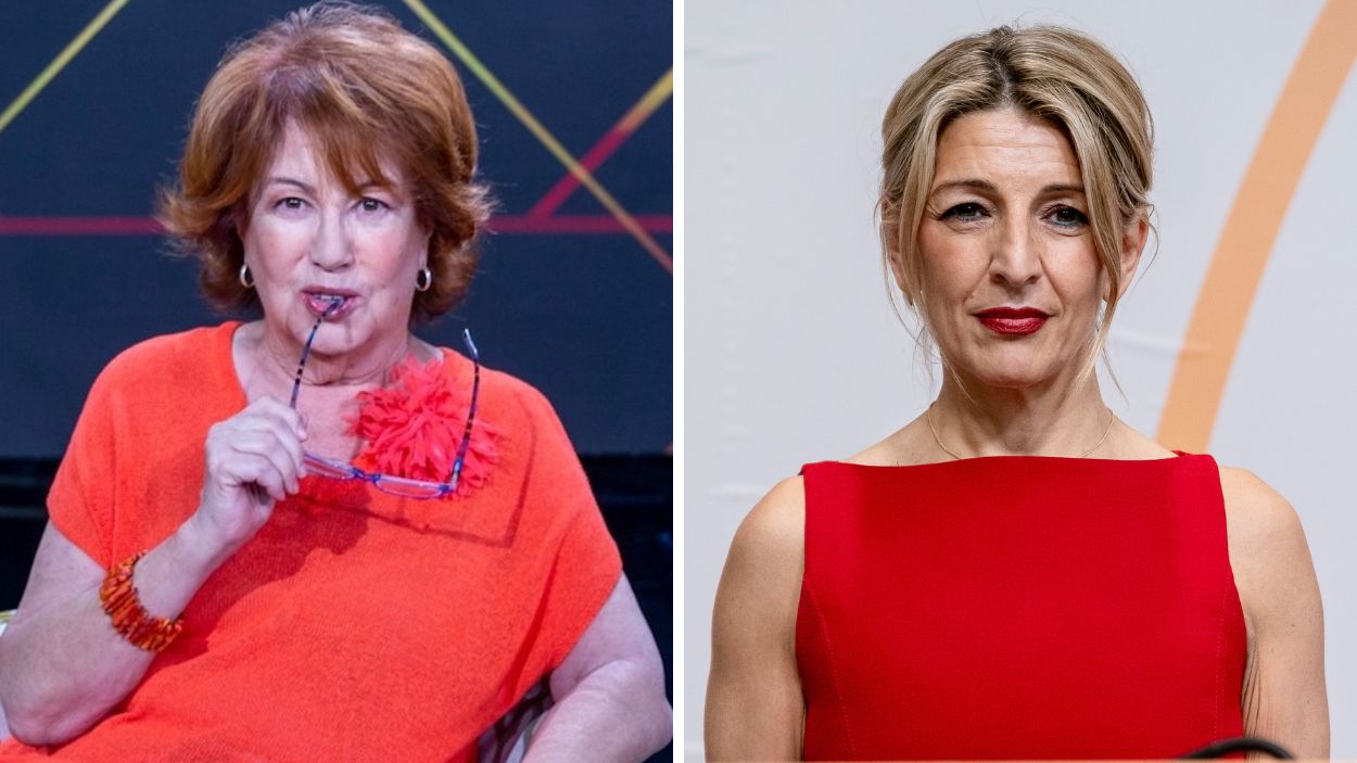 Rosa Villacastín y Yolanda Díaz. EP