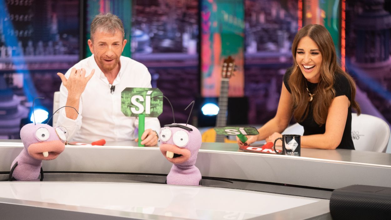 Pablo Motos y Paula Echevarría en 'El Hormiguero'. Flickr