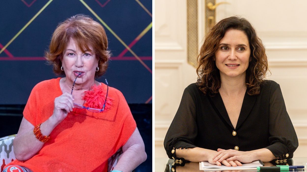 Rosa Villacastín e Isabel Díaz Ayuso. EP