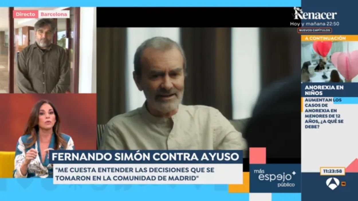 Jordi Évole y Mariló Montero en 'Espejo Público'. Atresmedia