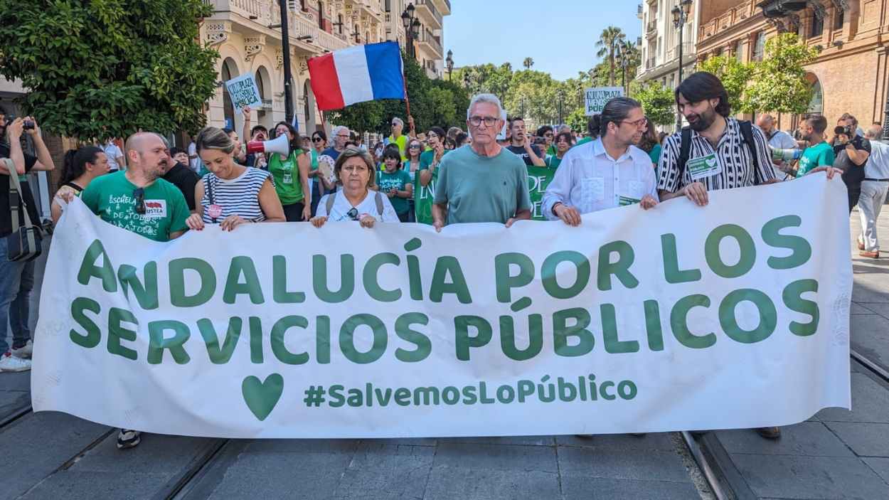 Andalucía vuelve a salir a la calle por la sanidad pública. EP