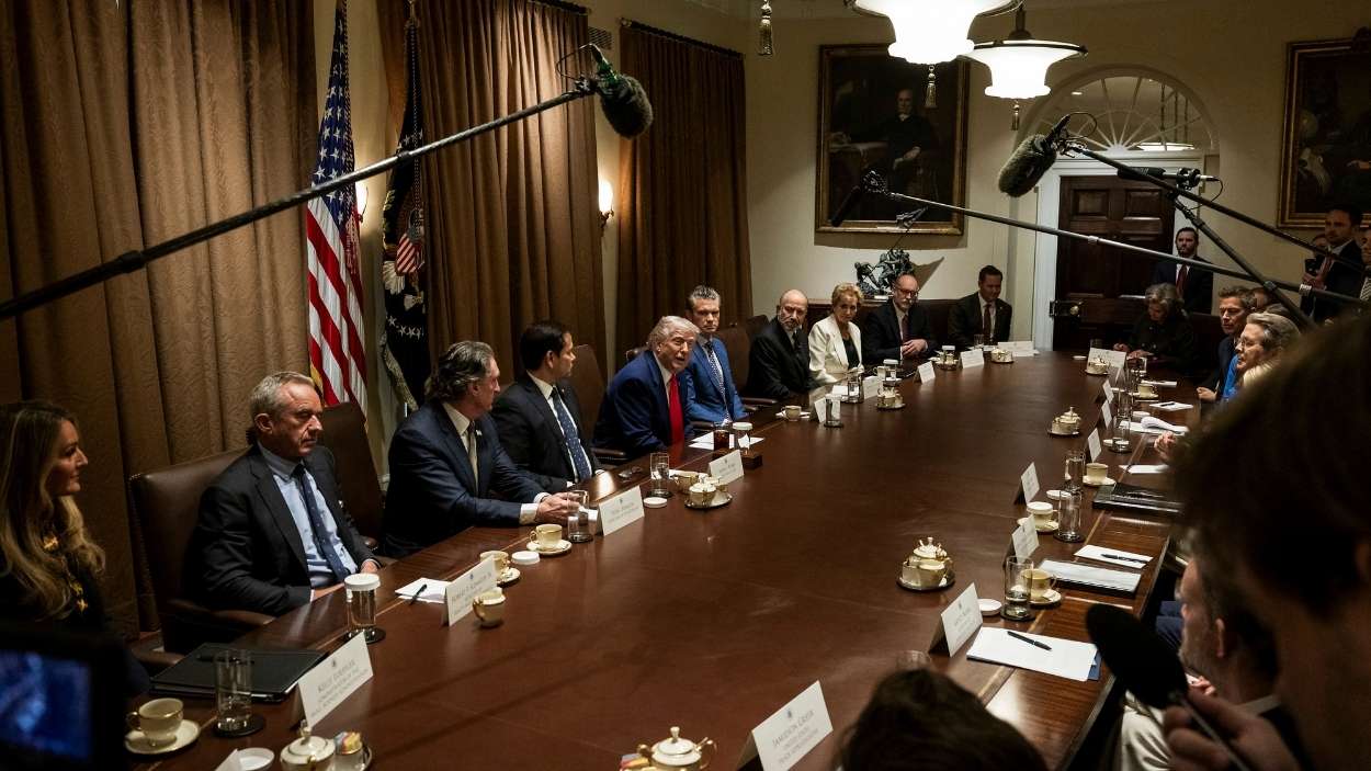 Reunión del gabinete de Trump. EP