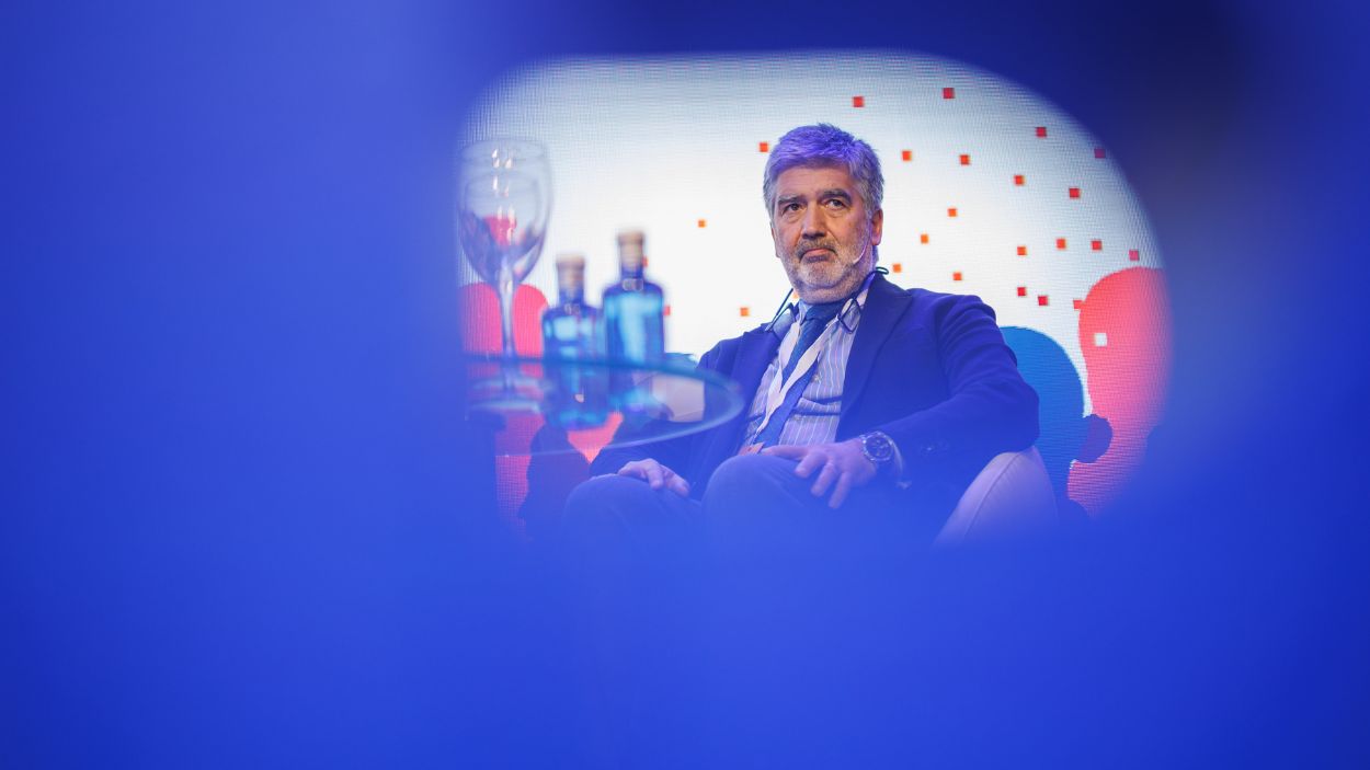 El ex director general de la Policía durante un congreso de Seguridad en el año 2023. EP. 