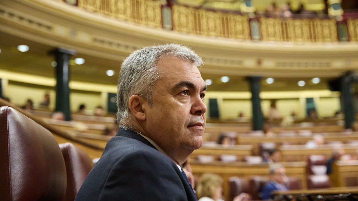 Santos Cerdán en el Congreso de los Diputados. EP.